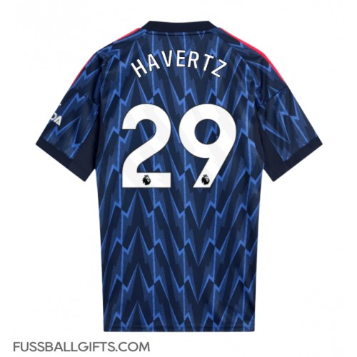 Arsenal Kai Havertz #29 Fußballbekleidung Auswärtstrikot 2025-26 Kurzarm